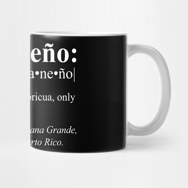 Boricua Sabana Grande Puerto Rico Gift - Sabaneño Definition by HispanicStore